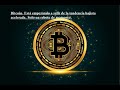 Bitcoin. Está empezando a salir de la tendencia bajista acelerada. Solo un rebote de momento.