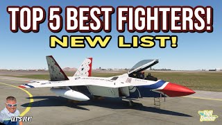 New Top 5 Best Fighter Jets In Microsoft Flight Simulator List! Top 5 Jets! MSFS2020 Xbox!