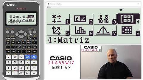 CASIO Classwiz fx-991LA X : MATRICES Y VECTORES