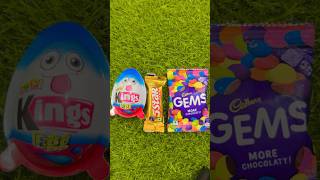 Cadbury Gems Kings Egg Joy Chocolate🍫Video | #kinderjoy #5star #gems #gemscandy #asmr #shorts