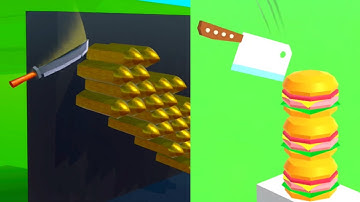 Slice All vs Slicer Knife - Very Satisfying and Relaxing ASMR Slicing Game