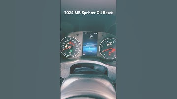2024 Mercedes-Benz sprinter oil reset #automobile #car #oilreset #sprinter