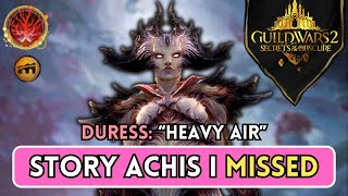 HEAVY AIR (Duress) | Achievements I Missed in Through The Veil Story | SotO | Guild Wars 2
Duress Story Step - mini-guide for the Heavy Air achievement.
══════════════════════════════
Aloo! My name is Luaren. Mediocre streamer!
I edit vods for funsies. Memes/shitpost and/or guides I wish were available for me earlier in my game exp uwu
You can find me:-
https://www.twitch.tv/Luaren
https://twitter.com/Luwuaren
https://killproof.me/proof/Lua
══════════════════════════════
#GuildWars2 #GW2 #GuildWars #uwu #secretsoftheobscure HEAVY AIR (Duress) | Achievements I Missed in Through The Veil Story | SotO | Guild Wars 2