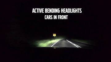 Volvo Active Bending LED Headlights with Shadow Technology