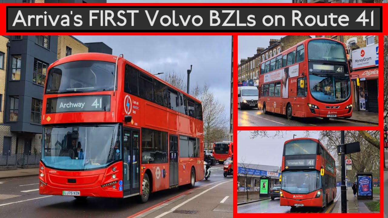 Arriva's FIRST New Volvo BZLs now on Route 41 (+ Gemini 2s & Gemini 3s) Coming Soon to the 243 & 341