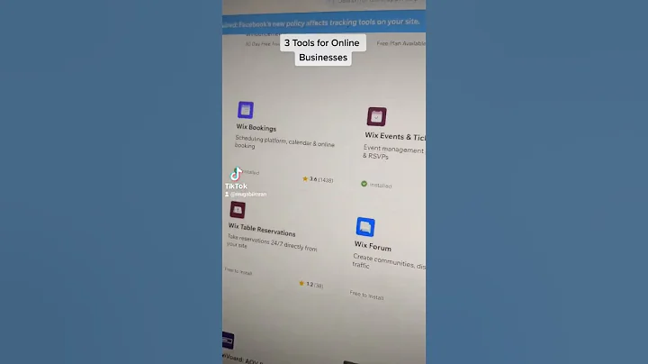 3 Tools for Online Business (Wix Websites).  #wix #wixardacademy  #onlineshopping #diy #shorts