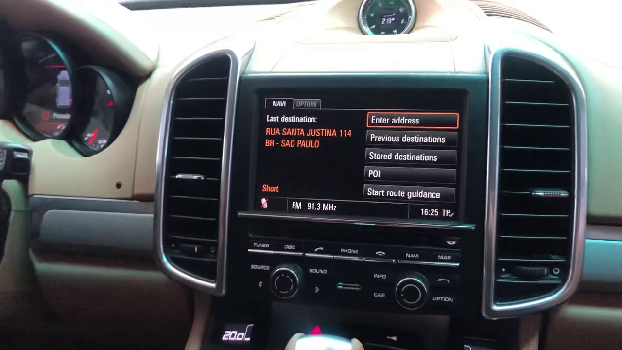 Porsche Cayenne - Instalação Apple CarPlay e Android Auto - ArtsomAuto