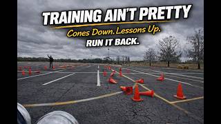 Motorcycle Precision Training Gone Bad - Cones Down, Run It Again &amp; Again |