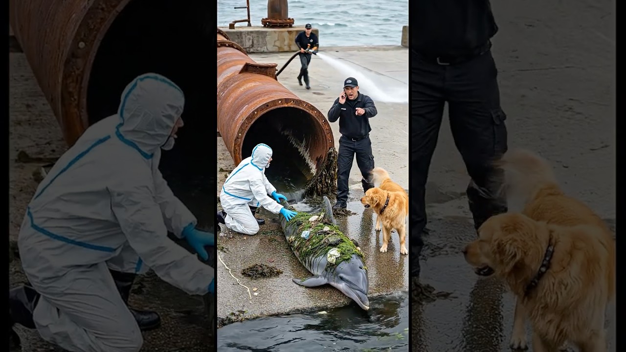 Умный золотистый ретривер, рожденный для спасения животных.