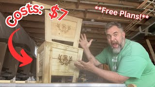Ultimate $7 Fence Picket Planter –Low Cost High Profit – Make Money Woodworking – Free Plans
