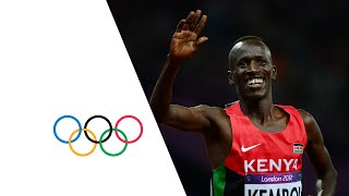 Ezekiel Kemboi ken Wins 3000m Steeplechase Gold  London 2012 Olympics