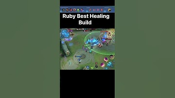 2025 New Ruby Best Healing Build Guys 😊#shortvideo #mlbb