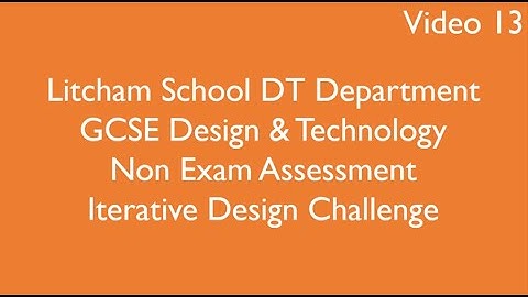 GCSE DT NEA IDC: Video Lesson 13 Making Surveys using Microsoft Forms