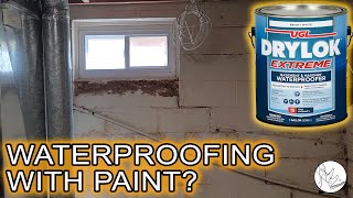 Water Proofing Basement with Drylok