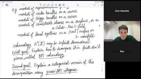 Tudor Padurariu - BPS cohomology and quasi-BPS categories (Lecture 1 of 4)