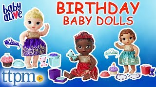 Today ttpm is reviewing baby alive cupcake birthday dolls (blonde
sculpted hair, african american, black hair) from hasbro. happy to
b...