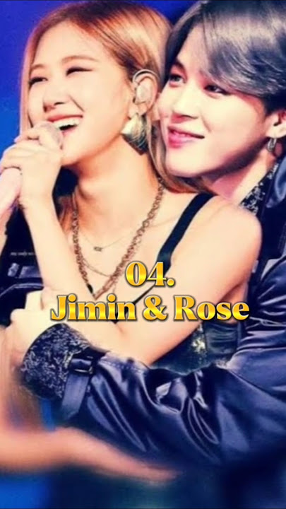 Top 10 Most Beautiful Moment Bts Jimin With Blackpink Rose#btsmember #blackpink #jimin #rose #shorts