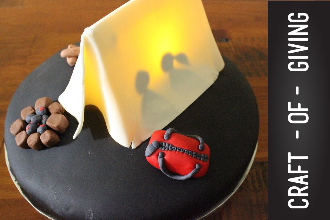 How to make a Night Time Camping Cake | Craft of Giving