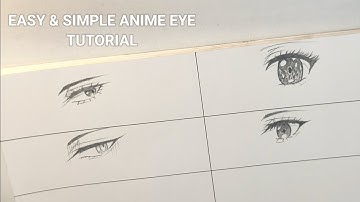 Easy & simple way to draw anime eyes for beginners#drawart #viralvideo 
