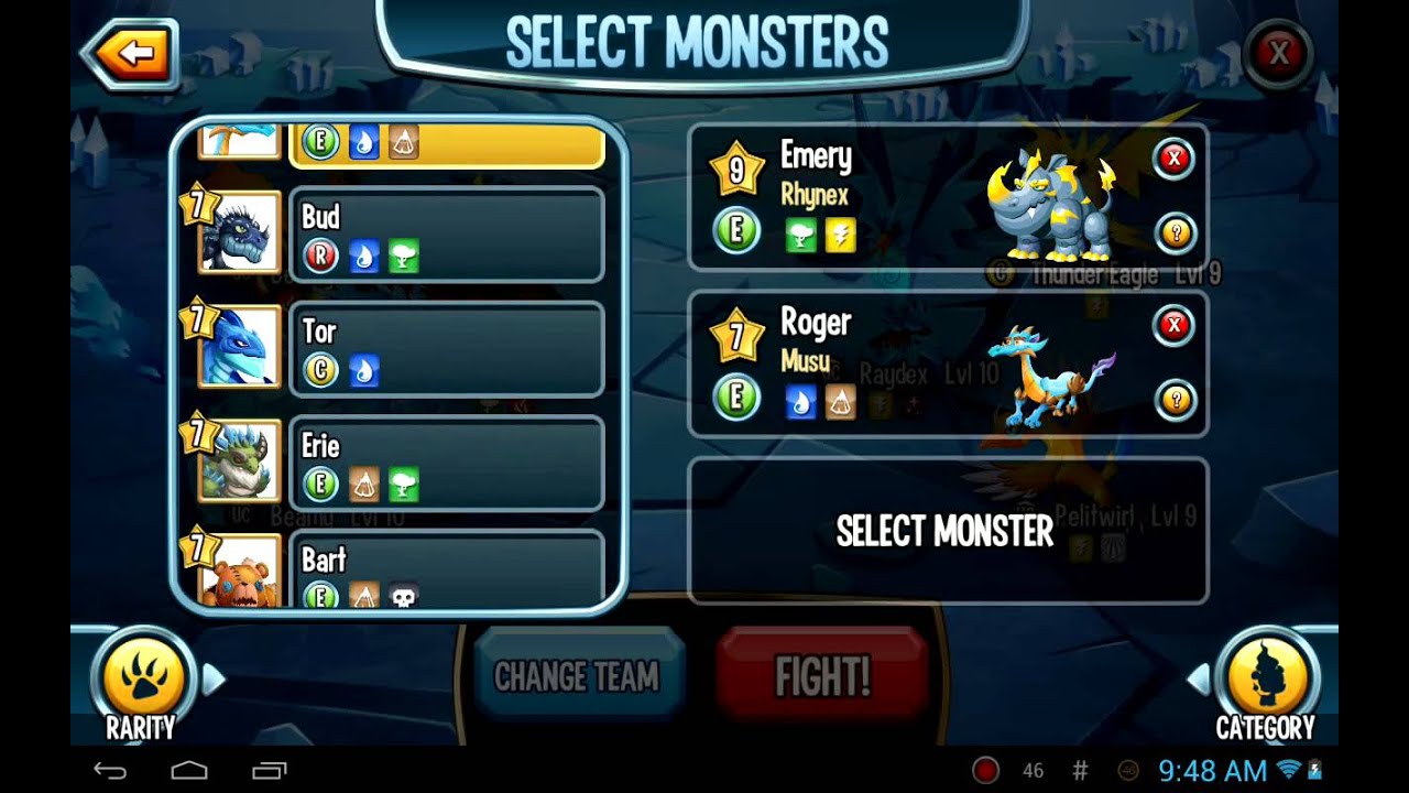 Monster Legends Epic Chart