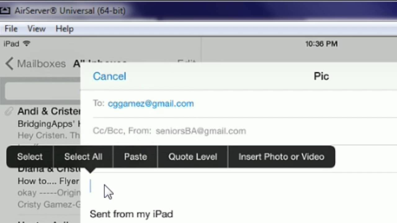 How To Attach A Picture To An Email YouTube