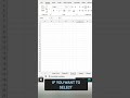 Select Entire Data in Just 1 Second! ⚡Stop Wasting Time — Use This Shortcut! ⏳#excel #exceltips