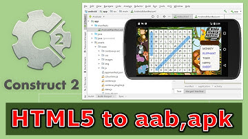 Construct 2 ส่งออก html5 แล้วสร้างไฟล์ aab ด้วย Android Studio