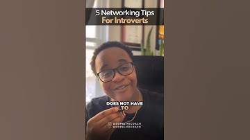 5 Networking Tips For Introverts #introvertstruggles #networkingtips