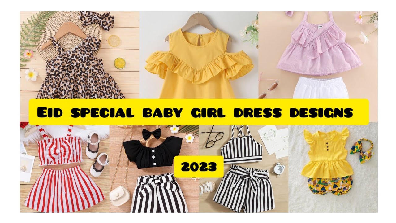 Eid special baby girl dress designs 2023/ beautiful dress design ideas