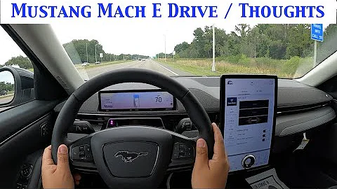 Ford Mustang Mach E POV Drive / Thoughts, yes I want one!