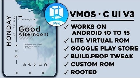 VMOS Pro Root | C UI v3.0 Custom ROM Game Turbo