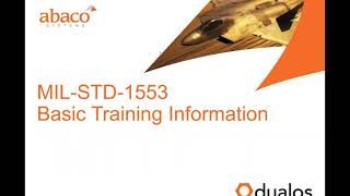 MILSTD1553 Basic Training