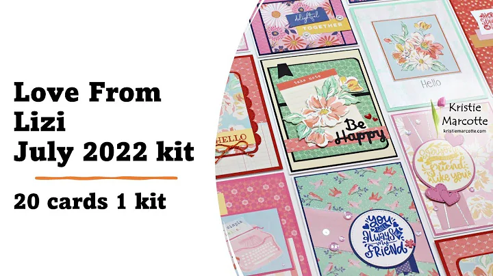Love From Lizi | July 2022 card kit | 20 cards 1 kit