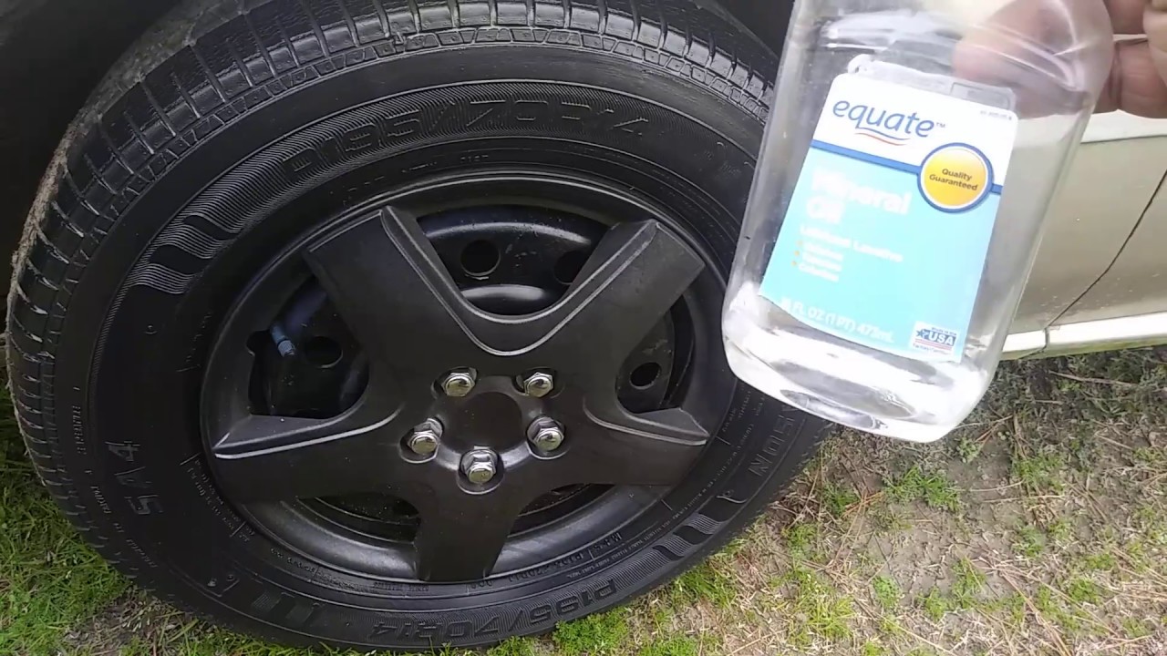 Mineral oil will it shine my tires lets fine out 😆 lol YouTube