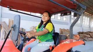 Parts and functions of a 4-wheel tractor