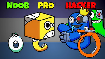 🤢 NOOB 😎 PRO 😈 HACKER | Rainbow But It’s Alphabet Lore #2 | iOS - Android APK