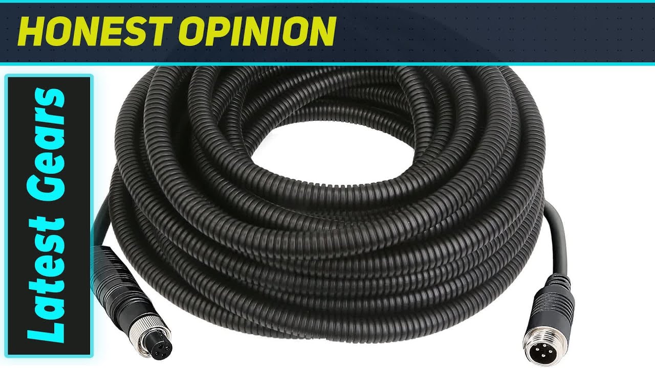 Ultimate 4 Pin Camera Cable: The Toughest Aviation Extension for Your RV & Truck!