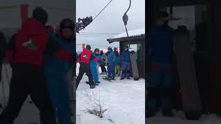 Snowboard fail