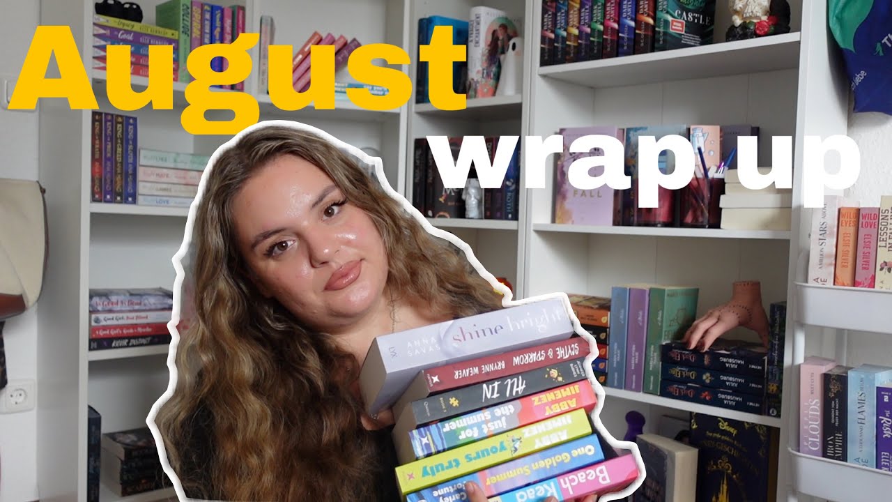 Mein Lese-Wrap up August 📖 #bookwrapup #booktubetbr #booktube #booktok #wrapup #booksiread 