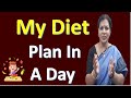 My diet plan in a day