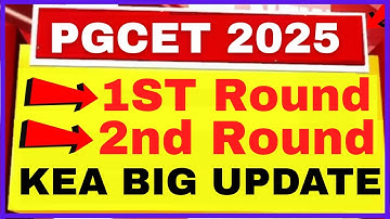 PGCET 2025 Option Entry Date | PGCET 2025 | KEA PGCET 2025 Option Entry Schedule| PGCET 2025 Updates
