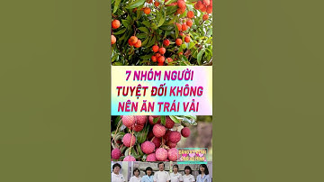 7 Nhóm Người Tuyệt Đối Không Nên Ăn Trái Vải #biquyetsongkhoetre #song #health #shorts