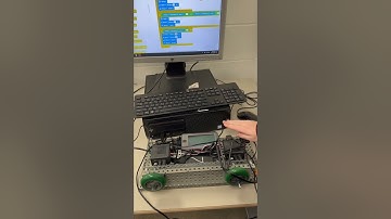 VEX Test Bed Level 2 Program 6 Distance Sensor #shorts