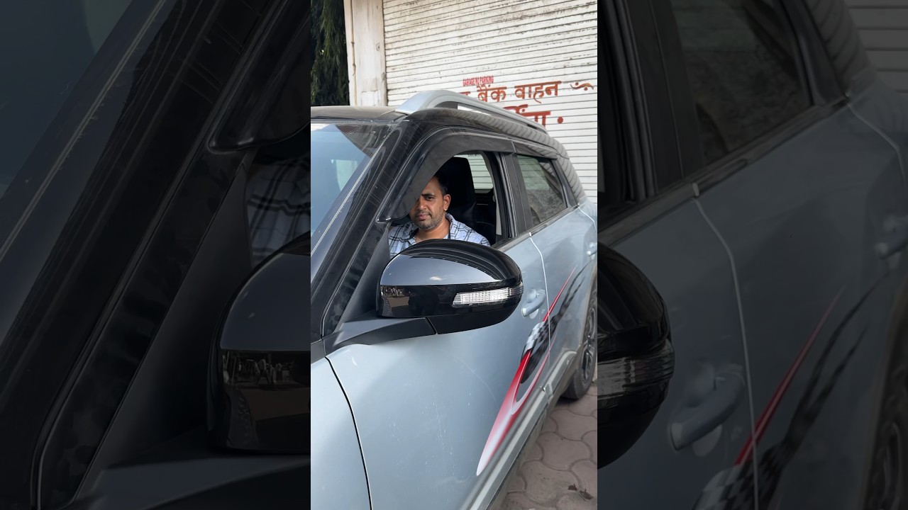 Brezza 2023 Base Model main kiye Top Model Folding Orvm install🔥😍 