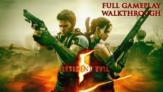 Resident Evil 5 ফুল গেমপ্লে ওয়াকথ্রু | কো-অপ হরর অ্যাকশন গেম | পুরো গল্প এক ভিডিওতে | RTX 3060TI