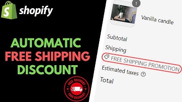 Shopify: How to Create an Automatic Free Shipping Discount