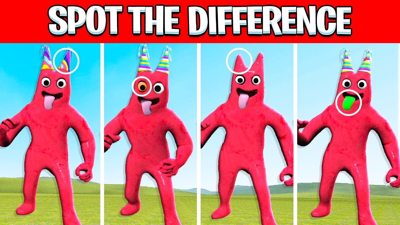 Can you Spot the Difference in Garten of Banban?