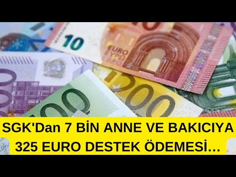 SGK'dan 7 bin anne ve bakıcıya 325 euro destek ödemesi… #çalışananne #benekbakıcısı