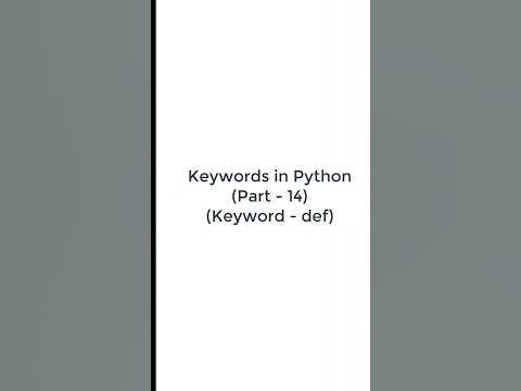 Keyword 
