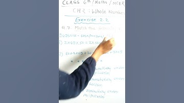Q.7 - Ex. 2.2 / CH -2 : Whole Numbers / class 6th /maths / ncert